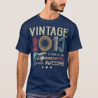 9e verjaardag Mannen  2013 Guit T-shirt