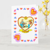 9e verjaardag - Pottenbakkerij Kaart (Gele Bloem)