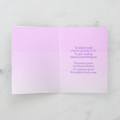 9e verjaardag ROZE Kaart (Binnen)