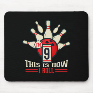 9e verjaardag Shirt 9 jaar oud Dit is hoe ik rol Muismat