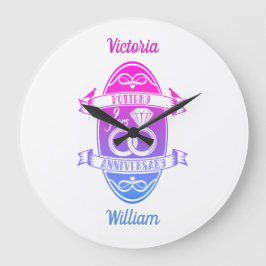 9e verjaardag traditionele potterij grote klok