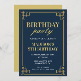 9e verjaardag uitnodigingen Verjaardagsfeest meisj