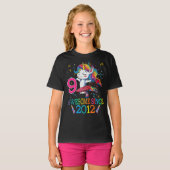 9e verjaardag Unicorn Geweldige sinds 2012 T-shirt (Voorkant volledig)