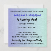 9e verjaardag van de Dag van de Moderne Blauw en Z Kaart (Achterkant)