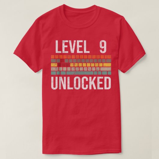 9e verjaardag van de gamer voor jongens, Kinder ni T-shirt (Design voorkant)
