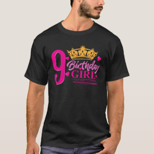 9e verjaardag van de negende verjaardag van het me t-shirt
