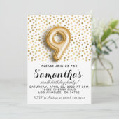 9e verjaardag van de uitnodiging tot het indienen  (Staand voorkant)