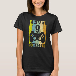 9e verjaardag van het Jongerenmeisje op het niveau T-shirt
