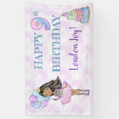 9e verjaardag van het meisje van 19e verjaardag, A Spandoek (Verticaal)