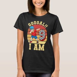 9e verjaardag Voetbal Voetbalpartij 9 jaar T-shirt
