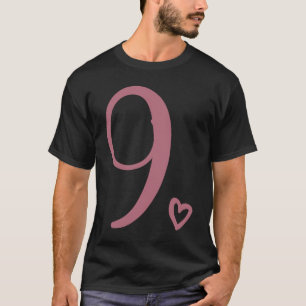 9e verjaardag voor meisjes Negen jaar oud T-shirt