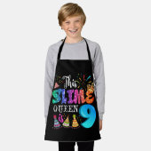 9e verjaardag voor meisjes negende jaar oud meisje schort (Gedragen)