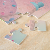 9e verjaardag Whimsy kleurrijke kunst bloemen bota Legpuzzel (Zijkant)