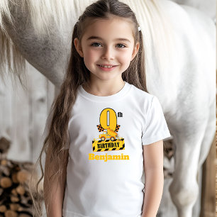 9e verjaardagsfeest Dump Druck bouw thema Feestje  T-shirt