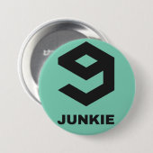 9g junkie. Wanneer 9000 posten niet genoeg zijn... Ronde Button 7,6 Cm (Voorkant /achterkant)