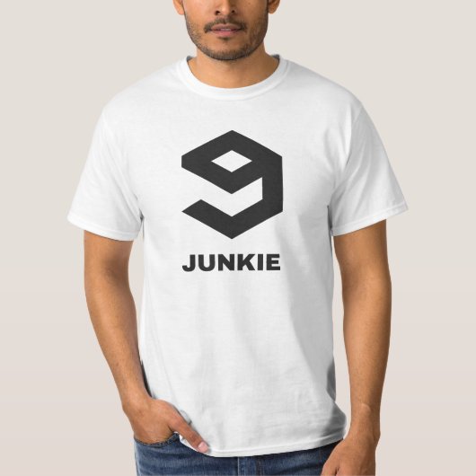 9g junkie. Wanneer 9000 posten niet genoeg zijn... T-shirt (Voorkant)