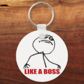 9GAG als een baas sleutelhanger (Voorkant)