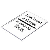 9mm Crochet Hook License Crafts Notitieboek (Linkerzijde)