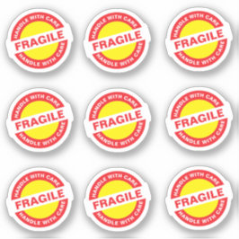 9PCS Ecommerce Fragile Stickers