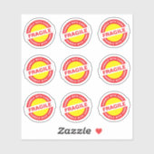 9PCS Ecommerce Fragile Stickers (Vel)