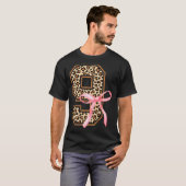 9th Birthday Girl Nk Coquette Bow Leopard 9 Year O T-shirt (Voorkant volledig)