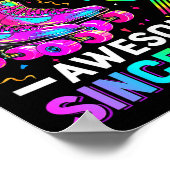 9th Birthday Shirt Girl Nine 9 Year Old Roller Ska Poster (Hoek)