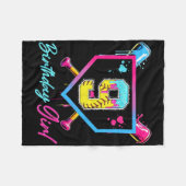 9th Birthday Softll Ice Cream Drip 9 Year Old Bday Fleece Deken (Voorkant (Horizontaal))