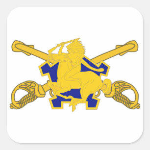 9TH CAVALRY DUI - KRUISSABELS DESIGN STICKERS