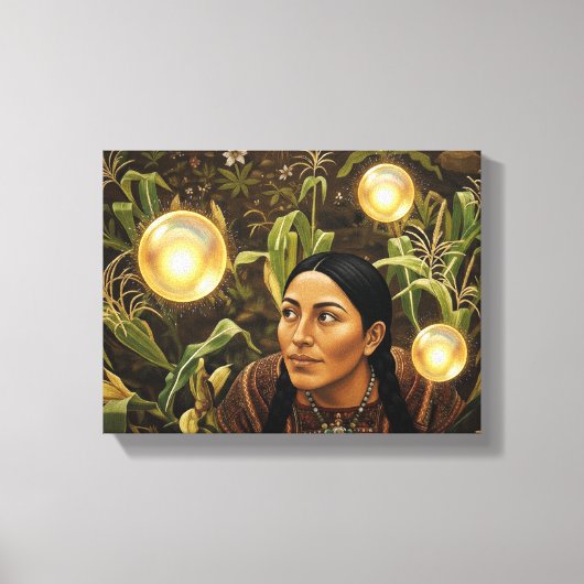 9th Century Light Orb -  Canvas Afdruk (Voorkant)