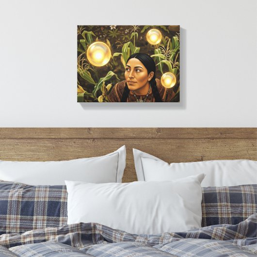 9th Century Light Orb -  Canvas Afdruk (Insitu (Slaapkamer))