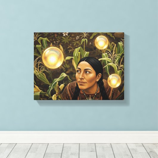 9th Century Light Orb -  Canvas Afdruk (Insitu (Houten vloer))