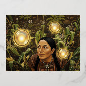 9th Century Light Orb - Folie Feestdagen Briefkaart (Voorkant)