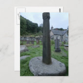 9th Century Preaching Cross, Corwen, Wales Briefkaart (Voorkant / Achterkant)
