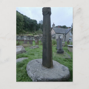 9th Century Preaching Cross, Corwen, Wales Briefkaart
