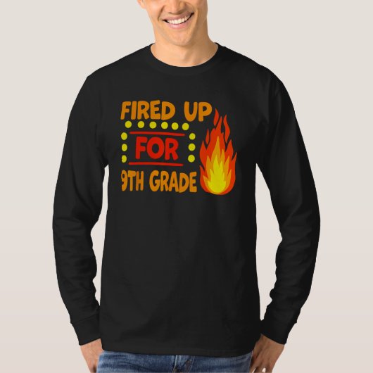 9th Grade First Day of School Back to School Teach T-shirt (Voorkant)