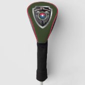 9th Infantry Division Veteran Shield Golfheadcover (Voorkant)