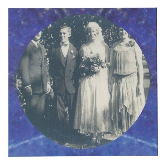 9th Wedding Anniversary Lapis 4 Photos Kubus (Rechts)