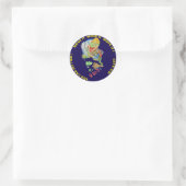 9to5 Motivatie Kikker Sticker (Tas)