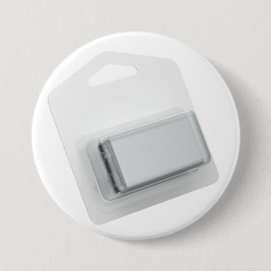 9V batterij in blisterverpakking Ronde Button 7,6 Cm