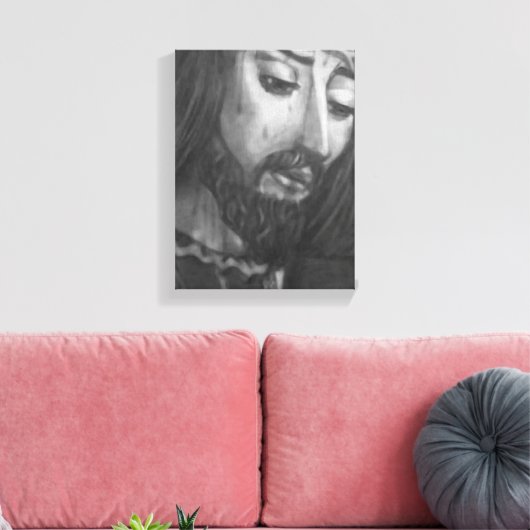 # 9x10 #Black Frame# Lienzo Canvas Afdruk (Insitu (Woonkamer))