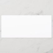 9x4" Zitkaart Kaart Koptekst afdrukken (Achterkant)