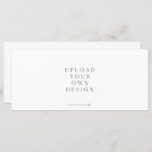 9x4" Zitplaatsen Kaart Grafiek Koptekst Kaart Afdr (Voorkant / Achterkant)