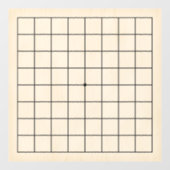 9x9 Goban Pale Wood Customizable Background Decal (Vel)