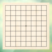 9x9 Goban Pale Wood Customizable Background Decal (Vel 3)