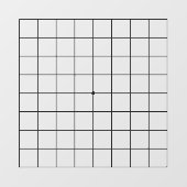 9x9 Goban Transparant  Tafel Decal (Vel)