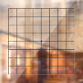 9x9 Goban Transparant  Tafel Decal (Vel 2)