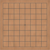 9x9 Goban voor Puzzels & Spellen  8 "x8" Sticker (Voorkant)