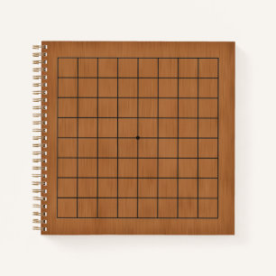 9x9 Goban voor Puzzels & Spellen  (bruin) Notitieboek