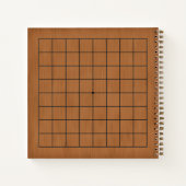 9x9 Goban voor Puzzels & Spellen  (bruin) Notitieboek (Achterkant)