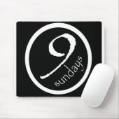9zondag rond logo muismat (Met muis)